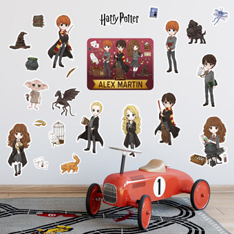 Pegatinas de vinilo para pared, diseño de Harry Potter