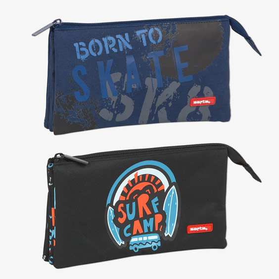 Estuche escolar 3 compartimentos - Stikets