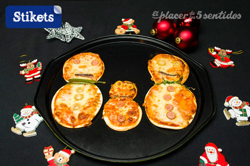 pizza navidad