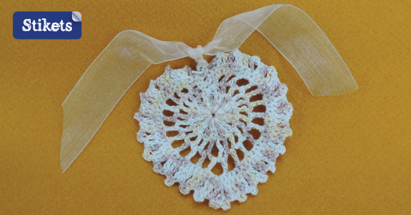 Corazones-de-crochet para bodas