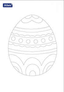 Huevo de Pascua para pintar