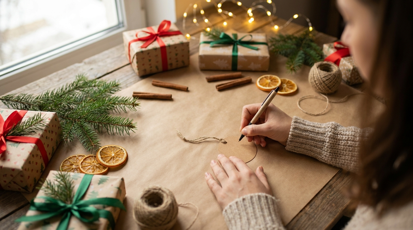 Etiquetas con nombre para regalos de Navidad sin confusiones