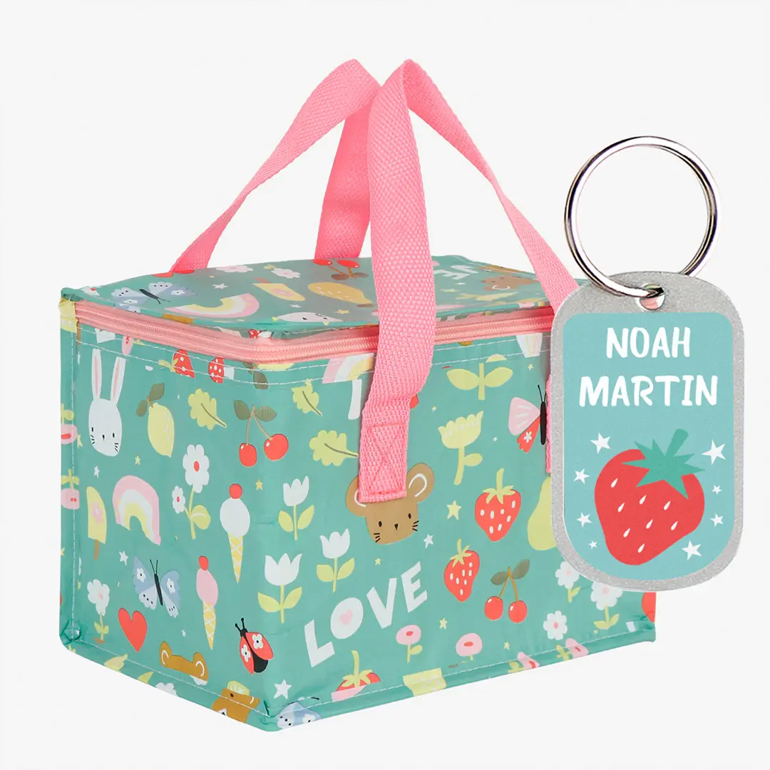 Bolsa térmica Joy con asas y chapa personalizada