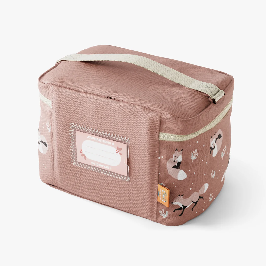 Ventana de identificación en la parte trasera de la bolsa Frosty Fox