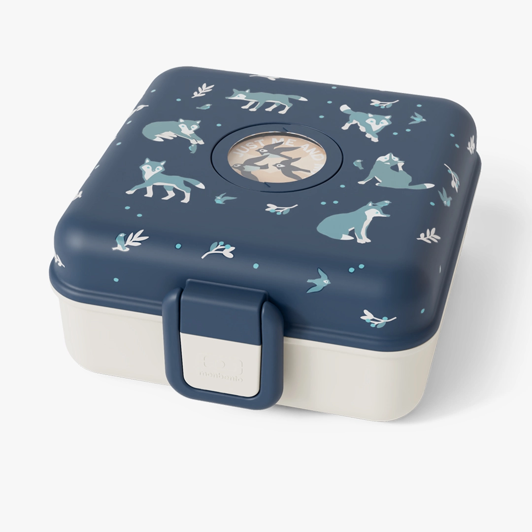 Fiambrera infantil Monbento Snacky Wolf vista desde arriba
