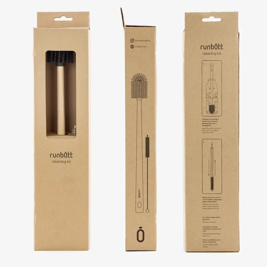 Kit de cepillos Runbott para limpiar el interior de la botella y la cánula