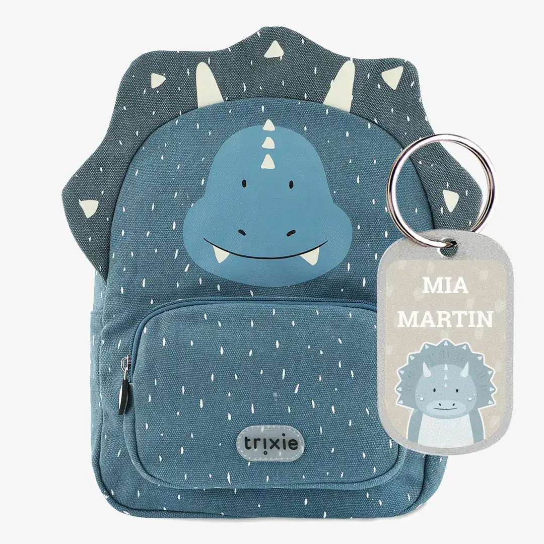 Mochila convencional infantil Trixie con tirantes acolchados y bolsillo frontal
